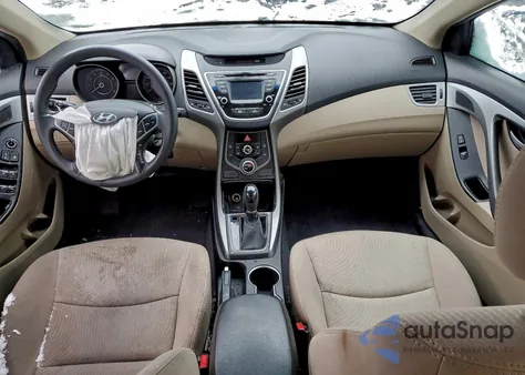 2016 Hyundai Elantra Se from USA, damaged, VIN 5NPDH4AEXGH760008